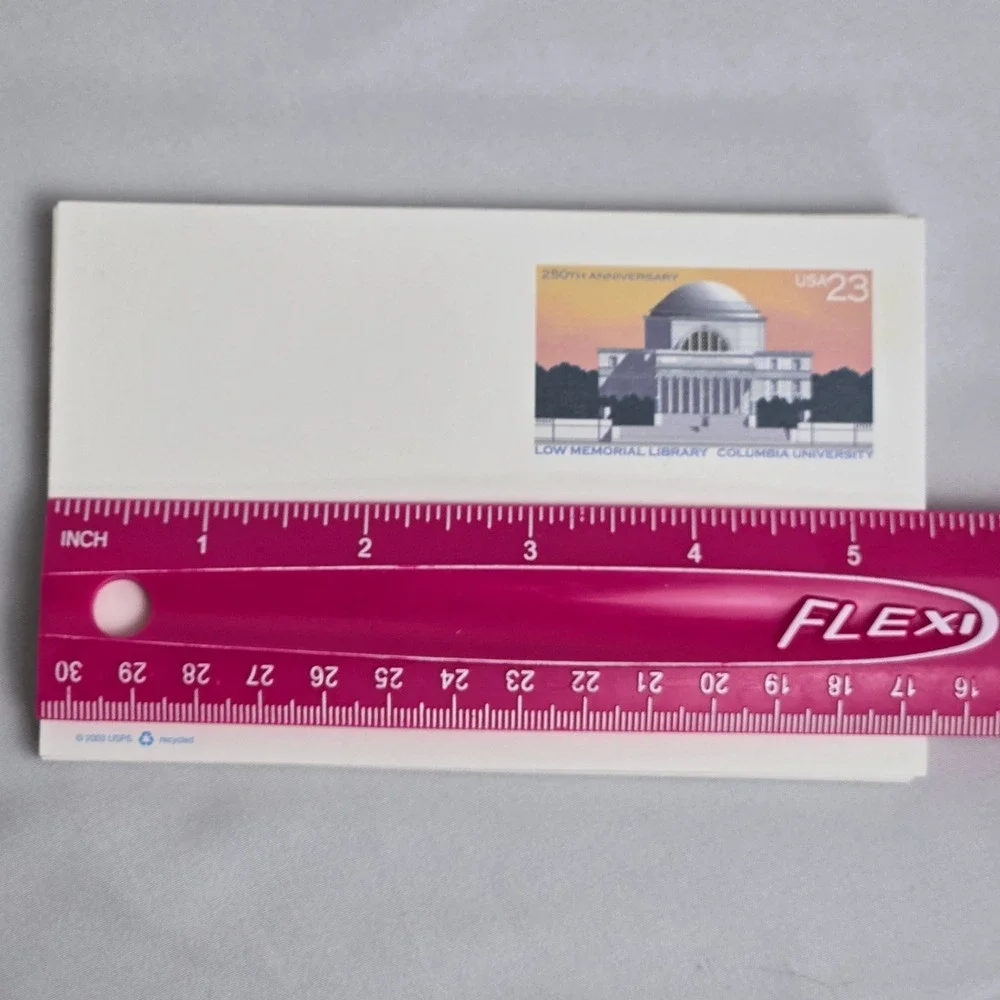 USPS‎ Stamped Postcards x38, 250th Anniversary Columbia University, Vintage 2003